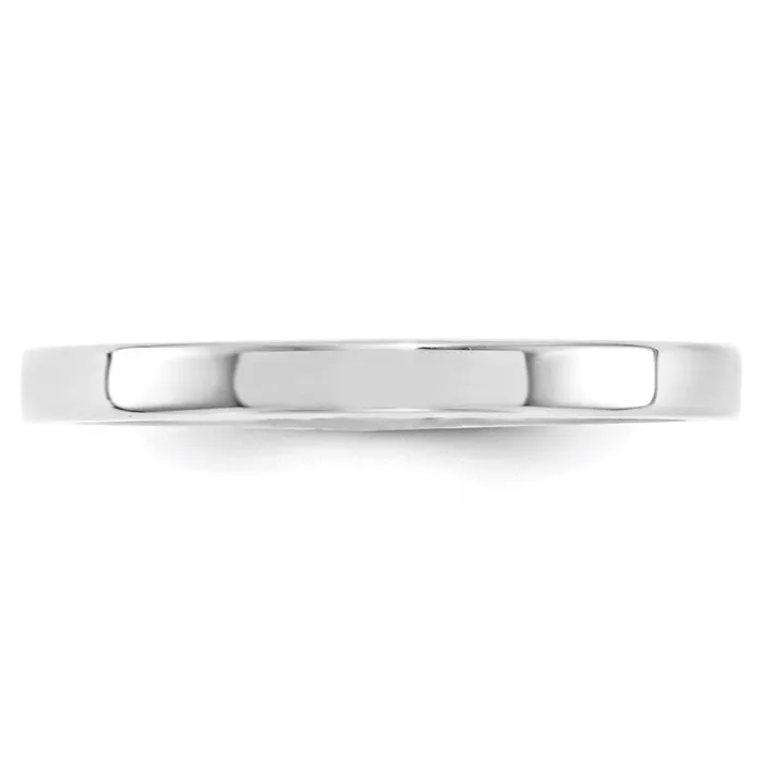 Rings Goldia Solid 10K White Gold 25mm Standard Flat Comfort Fit MensWomens Wedding Band Ring Size 45 Rings Goldia Solid 10K White Gold 25mm Standard Flat Comfort Fit MensWomens Wedding Band Ring Size 45