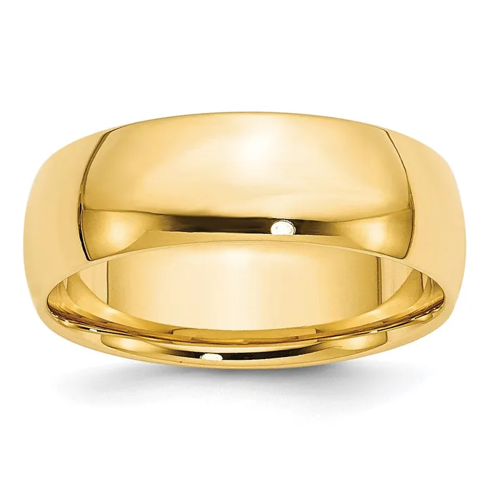 Rings Goldia Solid 10K Yellow Gold 7mm Light Weight Comfort Fit MensWomens Wedding Band Ring Size 85 Rings Goldia Solid 10K Yellow Gold 7mm Light Weight Comfort Fit MensWomens Wedding Band Ring Size 85