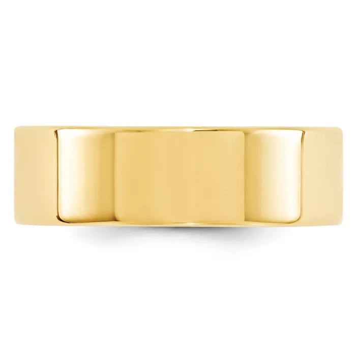Rings Goldia Solid 10K Yellow Gold 7mm Standard Flat Comfort Fit MensWomens Wedding Band Ring Size 95 Rings Goldia Solid 10K Yellow Gold 7mm Standard Flat Comfort Fit MensWomens Wedding Band Ring Size 95