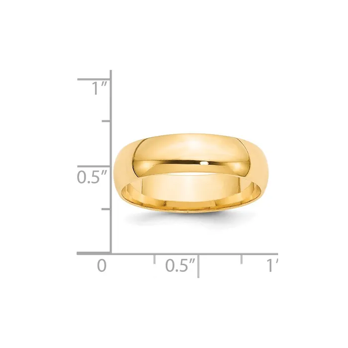 Rings Goldia Solid 14K Yellow Gold 6mm Light Weight Comfort Fit MensWomens Wedding Band Ring Size 105 Rings Goldia Solid 14K Yellow Gold 6mm Light Weight Comfort Fit MensWomens Wedding Band Ring Size 105