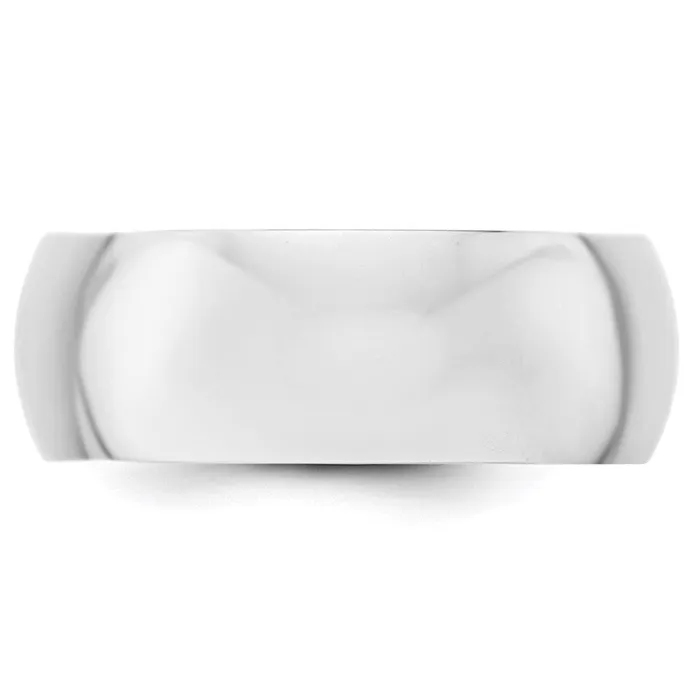 Rings Goldia Solid 14K Yellow Gold White Gold 8mm HalfRound MensWomens Wedding Band Ring Size 65 Rings Goldia Solid 14K Yellow Gold White Gold 8mm HalfRound MensWomens Wedding Band Ring Size 65