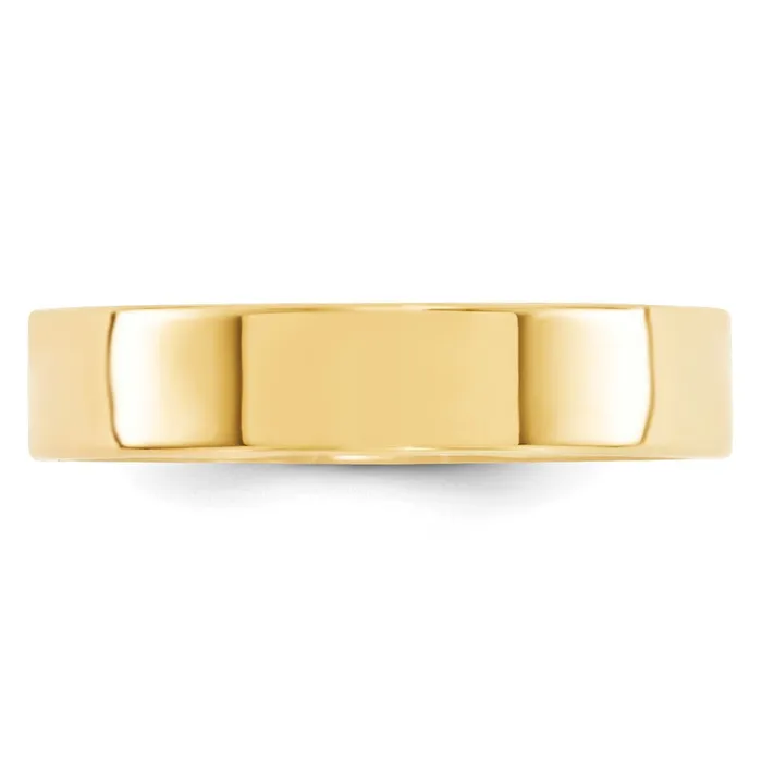 Rings Goldia Solid 18K Yellow Gold 5mm Standard Flat Comfort Fit MensWomens Wedding Band Ring Size 65 Rings Goldia Solid 18K Yellow Gold 5mm Standard Flat Comfort Fit MensWomens Wedding Band Ring Size 65