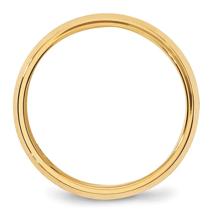 Rings Goldia Solid 18K Yellow Gold 6mm Bevel Edge Comfort Fit MensWomens Wedding Band Ring Size 115 Rings Goldia Solid 18K Yellow Gold 6mm Bevel Edge Comfort Fit MensWomens Wedding Band Ring Size 115