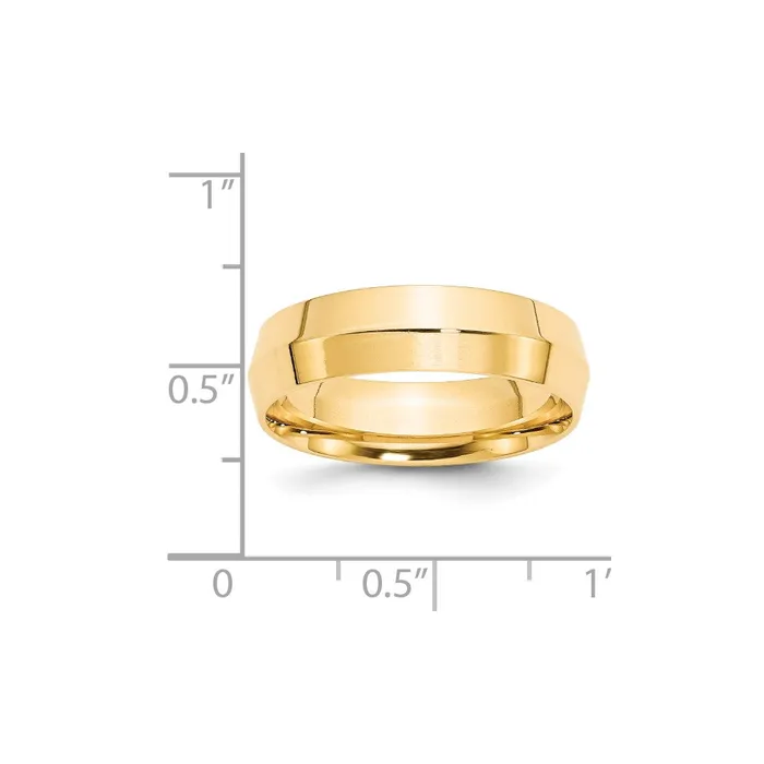Rings Goldia Solid 18K Yellow Gold 6mm Knife Edge Comfort Fit MensWomens Wedding Band Ring Size 125 Rings Goldia Solid 18K Yellow Gold 6mm Knife Edge Comfort Fit MensWomens Wedding Band Ring Size 125
