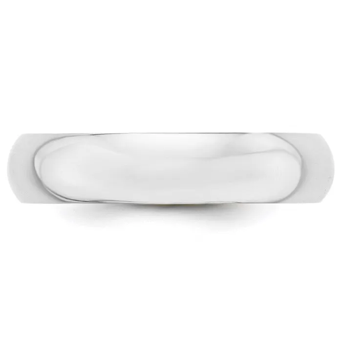 Rings Goldia Solid 18K Yellow Gold White Gold 5mm HalfRound MensWomens Wedding Band Ring Size 55 Rings Goldia Solid 18K Yellow Gold White Gold 5mm HalfRound MensWomens Wedding Band Ring Size 55
