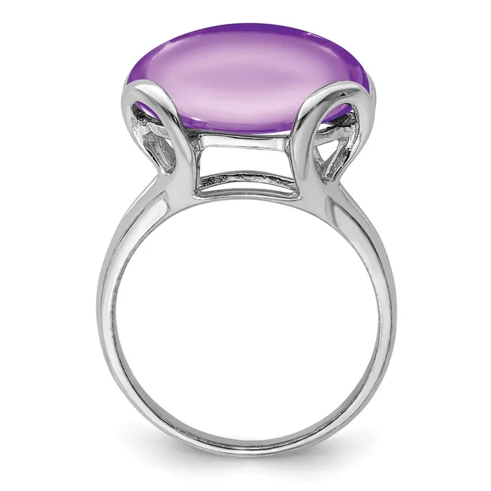 Rings Goldia Sterling Silver Rhodiumplated Amethyst Ring