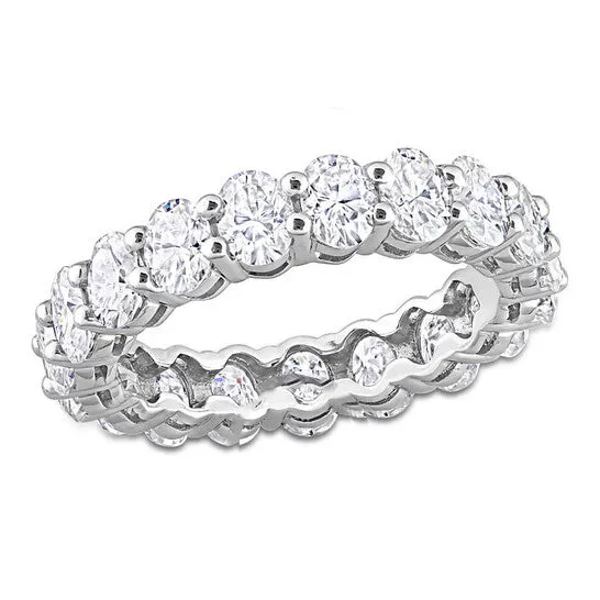 Rings JMS always Original Amour 14k White Gold 3 45 CT TGW Created White Moissanite Eternity Ring Rings JMS always Original Amour 14k White Gold 3 45 CT TGW Created White Moissanite Eternity Ring