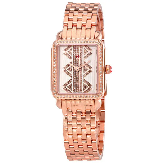 Rings JMS always Original Michele Deco II Mid Rose Goldtone Ladies Watch MWW06I000021 Rings JMS always Original Michele Deco II Mid Rose Goldtone Ladies Watch MWW06I000021