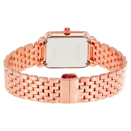 Rings JMS always Original Michele Deco II Mid Rose Goldtone Ladies Watch MWW06I000021 Rings JMS always Original Michele Deco II Mid Rose Goldtone Ladies Watch MWW06I000021