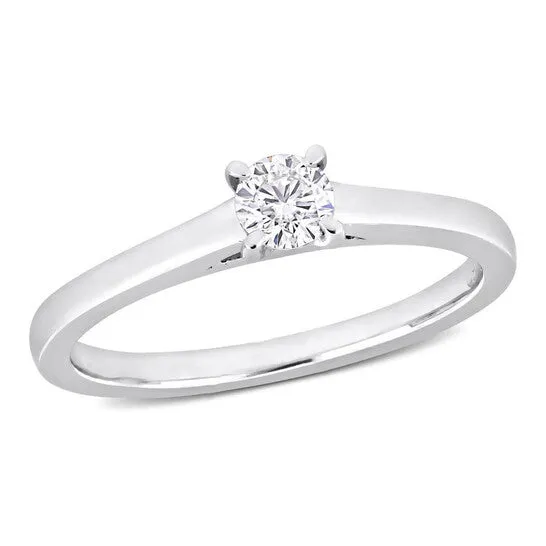 Rings Original Amour 14 CT Diamond TW Solitaire Engagement Ring Platinum JMS always Rings Original Amour 14 CT Diamond TW Solitaire Engagement Ring Platinum JMS always
