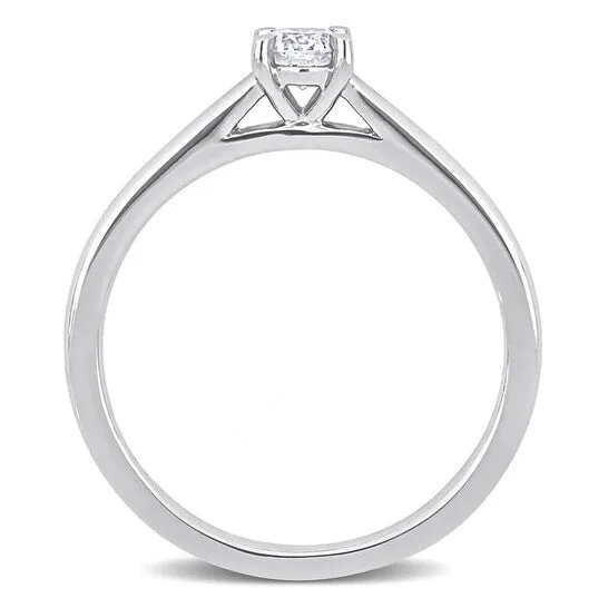 Rings Original Amour 14 CT Diamond TW Solitaire Engagement Ring Platinum JMS always Rings Original Amour 14 CT Diamond TW Solitaire Engagement Ring Platinum JMS always