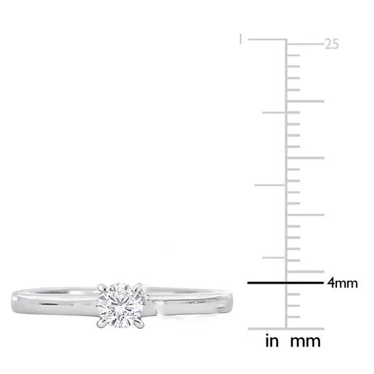 Rings Original Amour 14 CT Diamond TW Solitaire Engagement Ring Platinum JMS always Rings Original Amour 14 CT Diamond TW Solitaire Engagement Ring Platinum JMS always