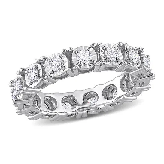 Rings Original Amour 14k White Gold 78 CT TW Diamond Eternity Ring JMS always Rings Original Amour 14k White Gold 78 CT TW Diamond Eternity Ring JMS always
