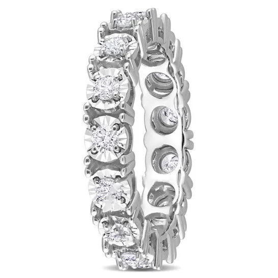 Rings Original Amour 14k White Gold 78 CT TW Diamond Eternity Ring JMS always Rings Original Amour 14k White Gold 78 CT TW Diamond Eternity Ring JMS always
