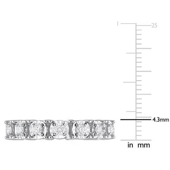 Rings Original Amour 14k White Gold 78 CT TW Diamond Eternity Ring JMS always Rings Original Amour 14k White Gold 78 CT TW Diamond Eternity Ring JMS always