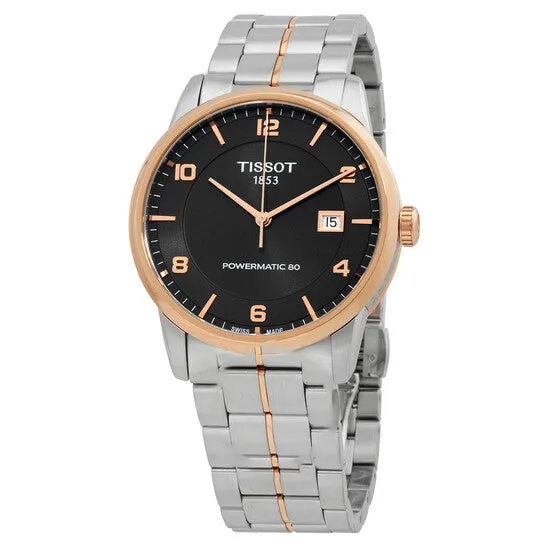 Rings Original Tissot Luxury Automatic Anthracite Dial Twotone Mens Watch T0864072206700 JMS always Rings Original Tissot Luxury Automatic Anthracite Dial Twotone Mens Watch T0864072206700 JMS always