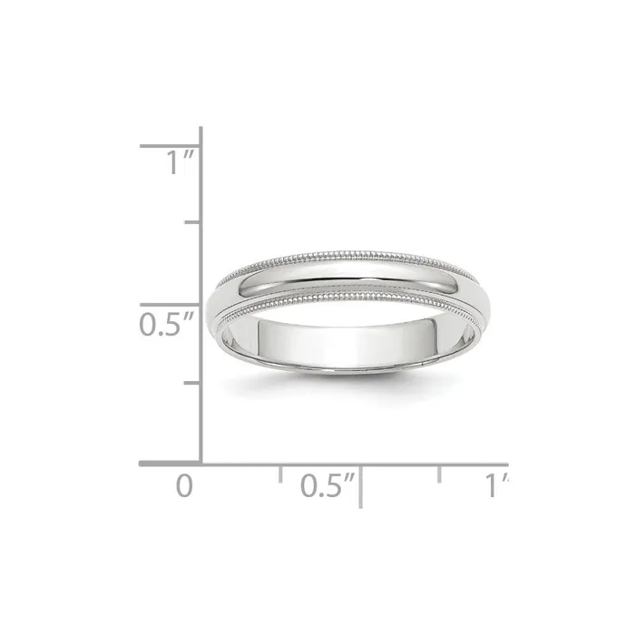 Rings Solid 10K Yellow Gold White Gold 4mm Milgrain MensWomens Wedding Band Ring Size 95 Goldia Rings Solid 10K Yellow Gold White Gold 4mm Milgrain MensWomens Wedding Band Ring Size 95 Goldia