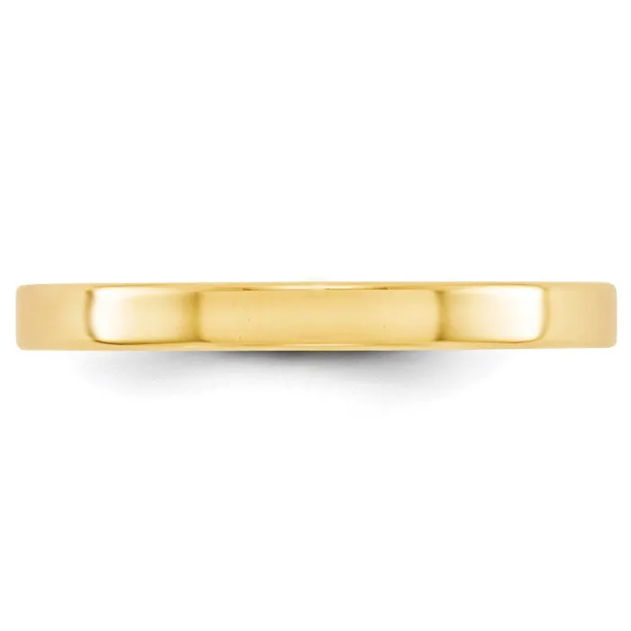 Rings Solid 14K Yellow Gold 25mm Light Weight Flat MensWomens Wedding Band Ring Size 95 Goldia Rings Solid 14K Yellow Gold 25mm Light Weight Flat MensWomens Wedding Band Ring Size 95 Goldia
