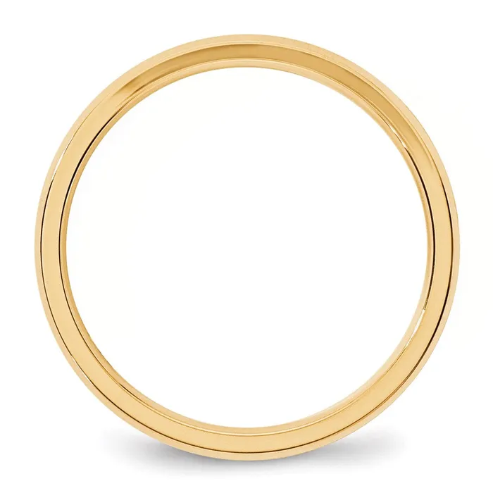 Rings Solid 18K Yellow Gold 3mm Bevel Edge Comfort Fit MensWomens Wedding Band Ring Size 125 Goldia Rings Solid 18K Yellow Gold 3mm Bevel Edge Comfort Fit MensWomens Wedding Band Ring Size 125 Goldia