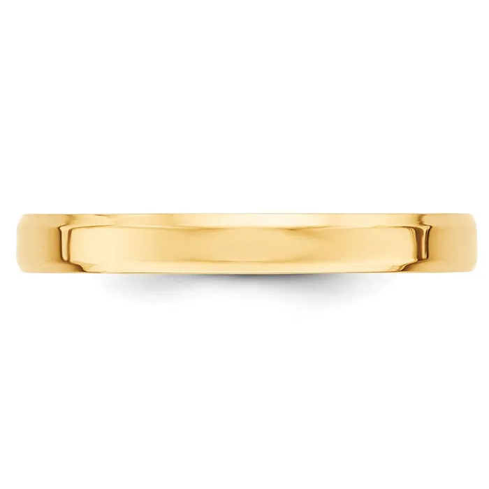 Rings Solid 18K Yellow Gold 3mm Bevel Edge Comfort Fit MensWomens Wedding Band Ring Size 125 Goldia Rings Solid 18K Yellow Gold 3mm Bevel Edge Comfort Fit MensWomens Wedding Band Ring Size 125 Goldia