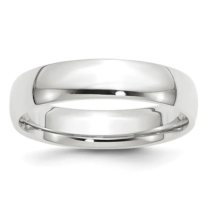 Solid 10K White Gold 5mm Light Weight Comfort Fit MensWomens Wedding Band Ring Size 4 Goldia Rings Solid 10K White Gold 5mm Light Weight Comfort Fit MensWomens Wedding Band Ring Size 4 Goldia Rings