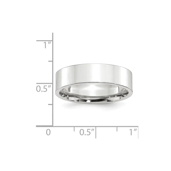 Solid 10K White Gold 6mm Standard Flat Comfort Fit MensWomens Wedding Band Ring Size 10 Goldia Rings Solid 10K White Gold 6mm Standard Flat Comfort Fit MensWomens Wedding Band Ring Size 10 Goldia Rings