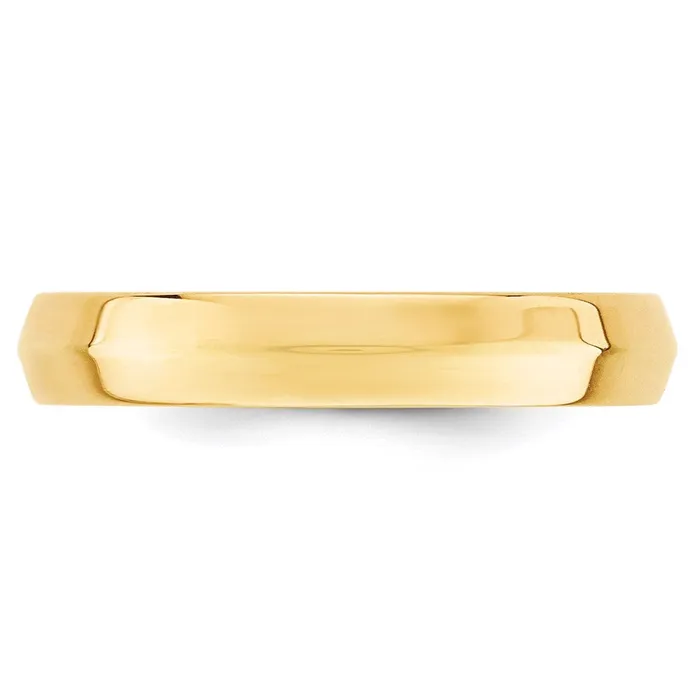 Solid 18K Yellow Gold 4mm Knife Edge Comfort Fit MensWomens Wedding Band Ring Size 11 Goldia Rings Solid 18K Yellow Gold 4mm Knife Edge Comfort Fit MensWomens Wedding Band Ring Size 11 Goldia Rings