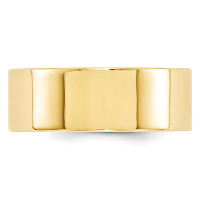 Solid 18K Yellow Gold 8mm Standard Flat Comfort Fit MensWomens Wedding Band Ring Size 45 Goldia Rings Solid 18K Yellow Gold 8mm Standard Flat Comfort Fit MensWomens Wedding Band Ring Size 45 Goldia Rings