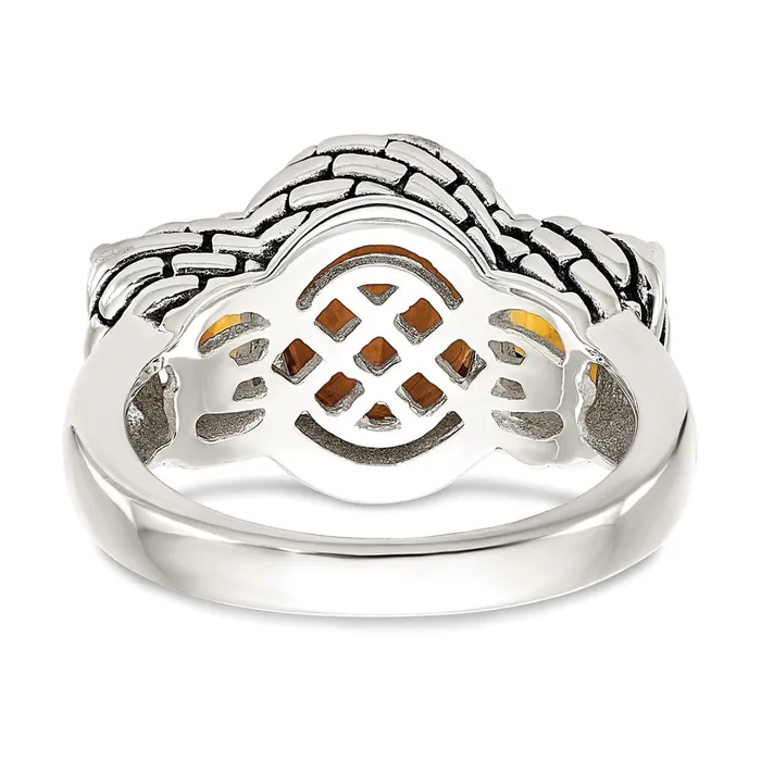 Sterling Silver Citrine Ring Goldia Rings