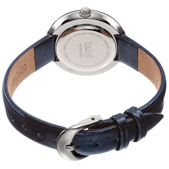 Watches JMS always Original Burgi Quartz Diamond Blue Dial Blue Polyurethane Ladies Watch BUR265BU Watches JMS always Original Burgi Quartz Diamond Blue Dial Blue Polyurethane Ladies Watch BUR265BU