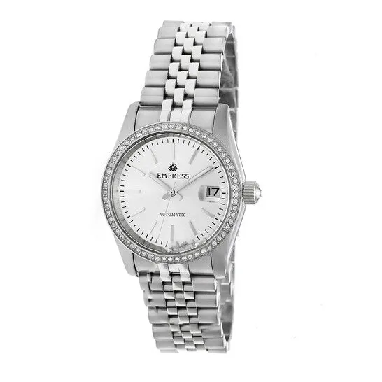 Watches JMS always Original Empress Constance Automatic Crystal Silver Dial Ladies Watch EMPEM1501 Watches JMS always Original Empress Constance Automatic Crystal Silver Dial Ladies Watch EMPEM1501