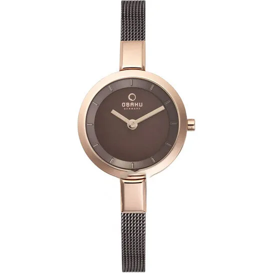Watches JMS always Original Obaku Walnut Quartz Brown Dial Ladies Watch V129LXVNMN Watches JMS always Original Obaku Walnut Quartz Brown Dial Ladies Watch V129LXVNMN