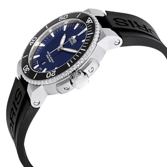 Watches JMS always Original Oris Aquis Date Dark Blue Dial Black Rubber Mens Watch 73376534135RS Watches JMS always Original Oris Aquis Date Dark Blue Dial Black Rubber Mens Watch 73376534135RS