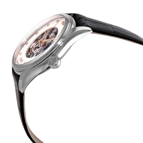 Watches JMS always Original Oris Artelier Automatic Diamond Silver Skeleton Dial Ladies Watch 01 560 7724 403107 5 17 64FC Watches JMS always Original Oris Artelier Automatic Diamond Silver Skeleton Dial Ladies Watch 01 560 7724 403107 5 17 64FC