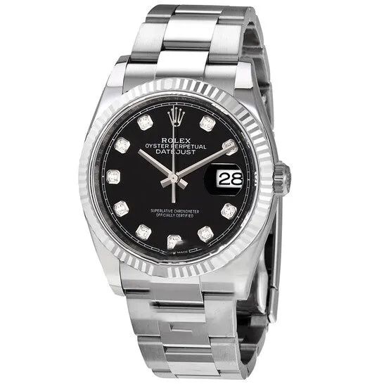 Watches JMS always Original Preowned Rolex Datejust Diamond Black Dial Ladies Watch 126234BKDO Watches JMS always Original Preowned Rolex Datejust Diamond Black Dial Ladies Watch 126234BKDO