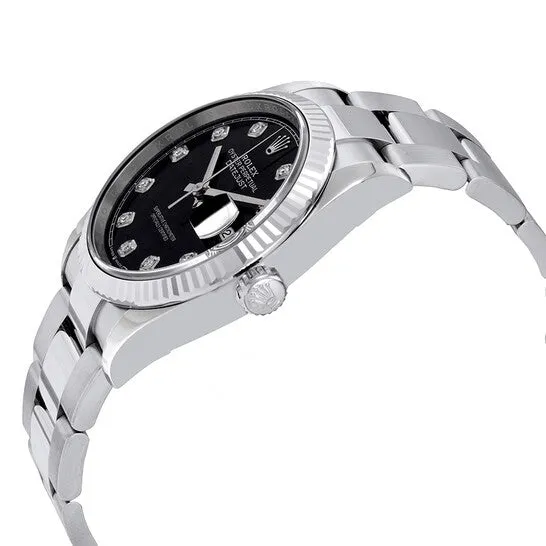 Watches JMS always Original Preowned Rolex Datejust Diamond Black Dial Ladies Watch 126234BKDO Watches JMS always Original Preowned Rolex Datejust Diamond Black Dial Ladies Watch 126234BKDO