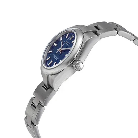 Watches JMS always Original Preowned Rolex Oyster Perpetual Automatic Chronometer Blue Dial Ladies Watch 276200BLSO Watches JMS always Original Preowned Rolex Oyster Perpetual Automatic Chronometer Blue Dial Ladies Watch 276200BLSO