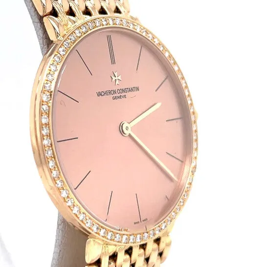 Watches JMS always Original Preowned Vacheron Constantin Classic Hand Wind Diamond Pink Dial Ladies Watch 33593454 Watches JMS always Original Preowned Vacheron Constantin Classic Hand Wind Diamond Pink Dial Ladies Watch 33593454