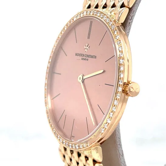 Watches JMS always Original Preowned Vacheron Constantin Classic Hand Wind Diamond Pink Dial Ladies Watch 33593454 Watches JMS always Original Preowned Vacheron Constantin Classic Hand Wind Diamond Pink Dial Ladies Watch 33593454