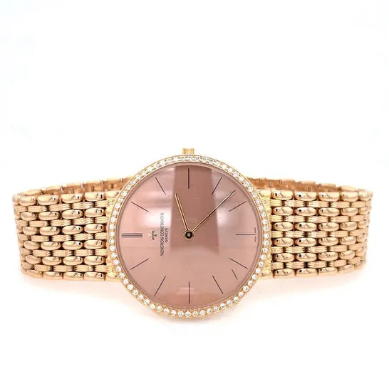 Watches JMS always Original Preowned Vacheron Constantin Classic Hand Wind Diamond Pink Dial Ladies Watch 33593454 Watches JMS always Original Preowned Vacheron Constantin Classic Hand Wind Diamond Pink Dial Ladies Watch 33593454