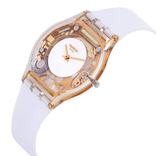 Watches JMS always Original Swatch Coeur Dorado White Dial Ladies Watch SSO8K106 Watches JMS always Original Swatch Coeur Dorado White Dial Ladies Watch SSO8K106
