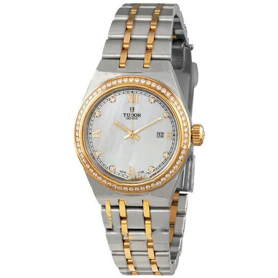 Watches JMS always Original Tudor Royal Automatic Diamond White Mother of Pearl Dial Ladies Watch M283230001 Watches JMS always Original Tudor Royal Automatic Diamond White Mother of Pearl Dial Ladies Watch M283230001
