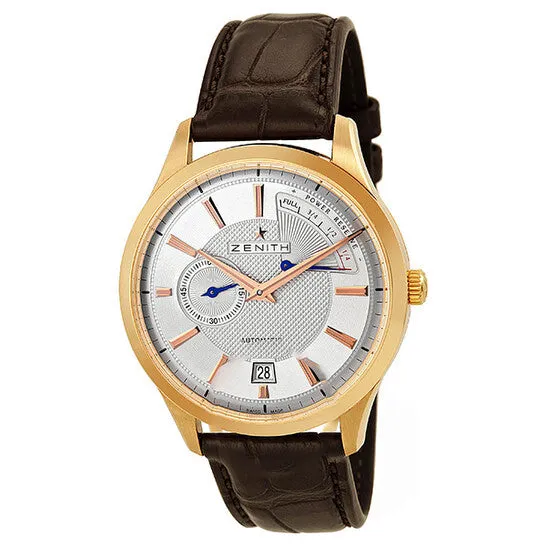 Watches JMS always Original Zenith Captain Power Reserve Automatic Silver Dial Brown Leather Mens Watch 18212068502C498 Watches JMS always Original Zenith Captain Power Reserve Automatic Silver Dial Brown Leather Mens Watch 18212068502C498