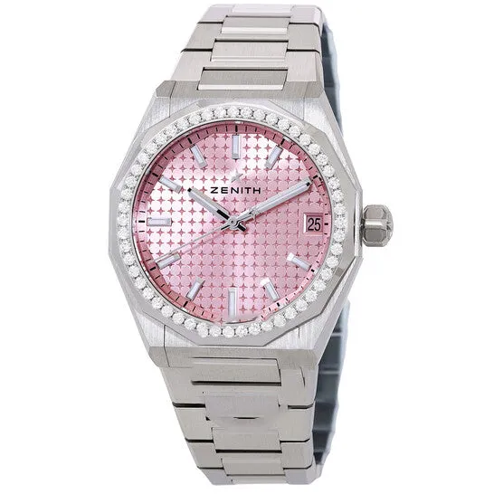 Watches JMS always Original Zenith Defy Skyline Automatic Diamond Pink Dial Ladies Watch 16940067018I001 Watches JMS always Original Zenith Defy Skyline Automatic Diamond Pink Dial Ladies Watch 16940067018I001