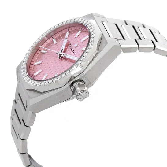 Watches JMS always Original Zenith Defy Skyline Automatic Diamond Pink Dial Ladies Watch 16940067018I001 Watches JMS always Original Zenith Defy Skyline Automatic Diamond Pink Dial Ladies Watch 16940067018I001